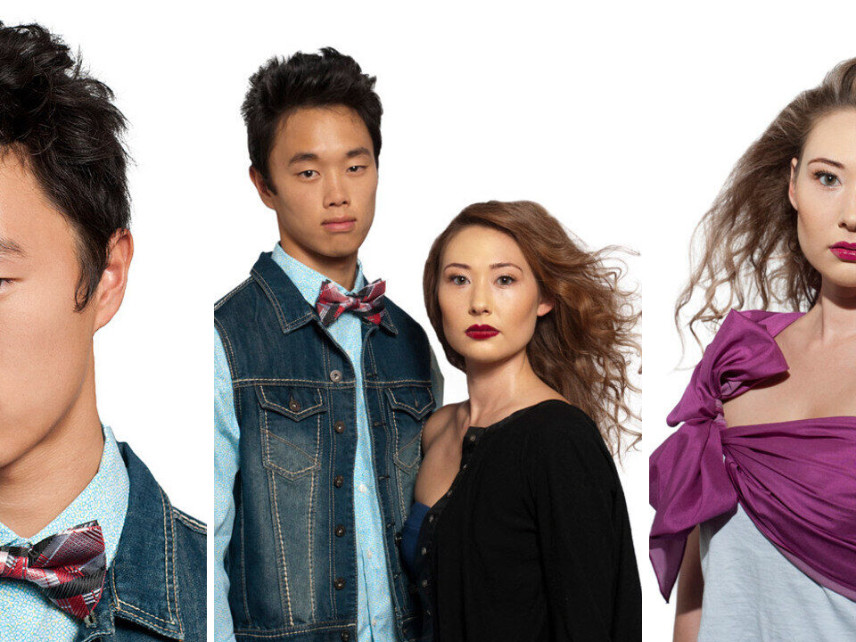 Asian hair by Behnaz: men’s textured cut, men’s and women’s editorial looks, and long tousled waves